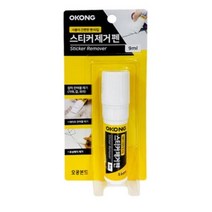 오공 스티커 제거펜 9ml 펜타입 테이프자국제거 유성매직제거 스티커자국제거 끈적임제거 점착제제거 자국제거, 경스E단일상품