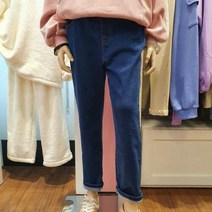 애플핑크 애플핑크 배기핏밴드기모청바지APP9Q704GSN 산본뉴코아