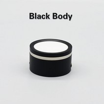 LED 표면 장착 사이드 가이드 빛 천장 램프 5W7W9W2W5W8W3W 스포트 라이트 조명기구 AC0-220V 라운드, 04 9W_02 Warm White 3000K, 01 Black Body