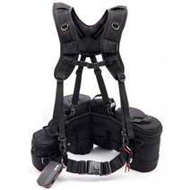 카메라 렌즈가방 메모리카드 수납 가방 조끼 허리 숄더 스트랩 전문촬영장비 야외촬영 사진작가, 단일사이즈, 렌즈 배럴 L2070