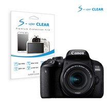 슈퍼클리어 캐논 DSLR EOS 800D 액정보호필름 2종, 스탠다드 고투명