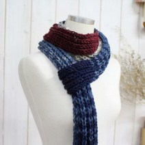 (DIY)그라데이션 롱미니목도리 만들기, 1600-블루 그라데이션