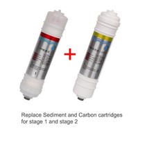 RO 버디 시스템 역삼투 순수 물 기계 수족관 해양 산호초 어항용 3, 03 Stage1 2 Cartridges_04 400G