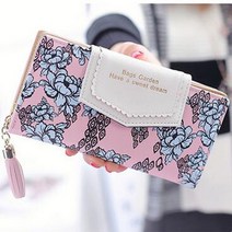 술 지퍼 클러치 지갑 여성 꽃 Hasp 숙녀 긴 지갑 브랜드 디자이너 카드 사진 홀더 여성용 지갑 변경