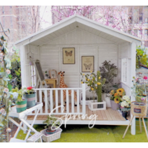 원두막 통나무집 조립식 농막 아지트 드림하우스, 길이 1500x폭1200x높이 2000