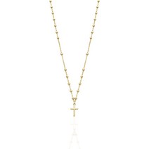 ROMA1947 / Rosary Necklace / 묵주 목걸이 / 이태리본사직수입 / 18k 골드 / 십자가 목걸이