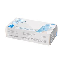 인트코 니트릴장갑 100매 식품용니트릴장갑 파우더프리, 중(M)