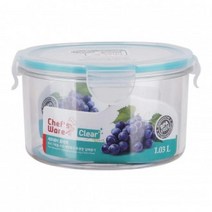 셰프웨어 클리어 밀폐 용기 원형 1.03L (055874), 상세페이지 참조