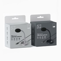 팬톤 USB 마이크 컴퓨터 게임 인터넷방송용 회의용 강의용 배그용마이크, 그레이