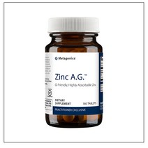 메타제닉스 아연 징크 A.G. 180정 Metagenics Zinc A.G. GI-Friendly