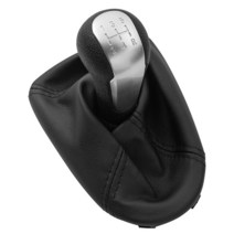 구동계 변속기 자동차부품 Chevrolet chevy spark 용 기어 시프트 노브 2011 2012 2013 2014 2015 2016 레버 스틱 게이터 부츠 커버 5 호환, 매트 1 세트