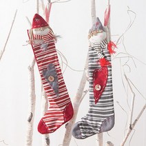 길쭉이 걸&보이 양말 40cm 트리 크리스마스 TROMCG, 길쭉이 걸양말