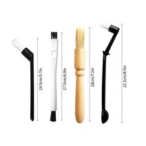 커피 머신 브러시 세트 호텔 그라인더 코너 디테일 먼지 제거기 플라스틱 손잡이 청소 도구 14 개/타입 3, 14 Pieces Type 3, CHINA