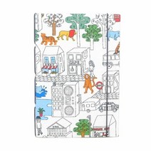 BooKiss 북아트 수첩 DIY 1014 동물도시 화이트 북아트만들기 북, 단품
