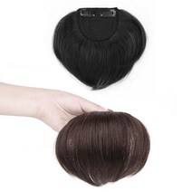 자연스러운 머리칼 남자부분가발 엠자 커버 머리숱많아지는법 붙임머리, onesize, 다크브라운