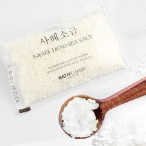 바스참 이스라엘 사해소금 100g 입욕제 일회용 반신욕 스파 족욕제 펜션 호텔, 1개, 사해소금100g-내추럴굵은타입