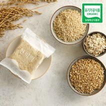 유기농 오트밀 현미설기 80g 10봉, 단품