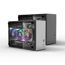 잘만 M2 Mini (Silver) 미니 ITX 아크릴 PC케이스, 실버
