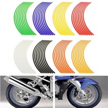 바이크 스티커 헬멧 CBR125R CB600F 스트립 오토바이 림 스트라이프 CBR600, 01=, 1개