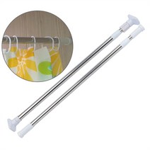 셀러허브 생활리빙 원형 110-200cm 일자 샤워커튼봉 욕실커튼 샤워부스, 기본, 기본