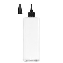뾰족캡용기 120ml 150ml 200ml 250ml 300ml 500ml 오일병 염색약공병, 각투명용기 검정캡