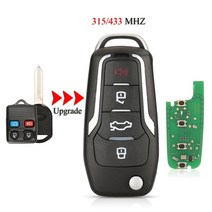 스마트키 자동차키 복사복제 업그레이드 원격 스마트 키 레인저 54, 4d63 칩으로, 실버 스트립