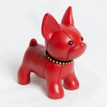 예지스토리 엑스부미 프렌치 불독 차량용 피규어 인테리어 소품 장식품, 레드