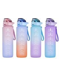 어쉐어 휴대용 스포츠 텀블러 + 휴대끈링 세트, 그린, 1L