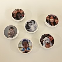 원형 포토 석고방향제, 푸른바다