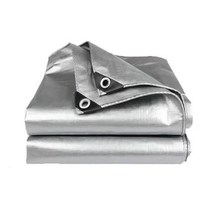 사이드어닝 차량용타프 캠핑 032mm PE 타포린 비 천 야외 정원 식물 창고 보트 자동차 트럭 천막 방수 그늘 항해 애완견 지붕 커버 2x2m3x5m, silversilver+2x3m