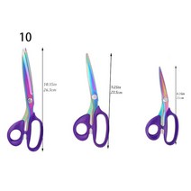 재단사가위 공예 원예 다용도 도금 의류 꽃 실절단 원단 커팅 커터기 시저스, 10인치 가위