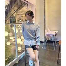 로맨스 자수 여성맨투맨 오버핏 티셔츠