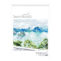 말리스타)스케치북 5절(220g/21매), 단품