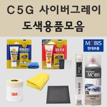 현대 C5G 사이버그레이 자동차 차량용 붓펜 스프레이 카페인트 도색 올뉴 아반떼 아반떼CN7 코나 하이브리드 벨로스터 N라인 아이오닉5 베뉴 일렉트릭, 01.붓펜: C5G 사이버그레이, 1개