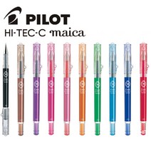 PILOT 파이롯트하이테크-C 마이카, 0.3mm, 에프리콧오렌지