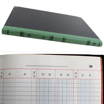 동신장부 200P A4 원부, 5개