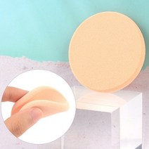 원형 메이크업 스폰지 1P 콤팩트퍼프 메이크업퍼프 화장품퍼프 스펀지퍼프, 상세페이지 참조