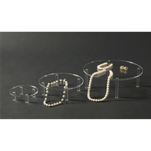 소품진열대 인테리어받침대 아크릴 상품디피 백화점 전시용 원형 / 대중소, 대