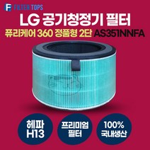 LG 퓨리케어 360 AS351NNFA 호환 정품형 필터 H13 국내생산