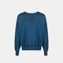메종 마르지엘라 명품마르지엘라 22FW 리버스로고 블루 맨투맨 S50GU0194 S25520 522 S50GU0194S25520522