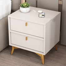 무선충전 침대협탁 침실협탁 사이드테이블 미니협탁 무선충전 침대협탁 침실협탁 사이드테이블 미니협탁, A.차려 입다, 48x38x50cm, B.섹션 B