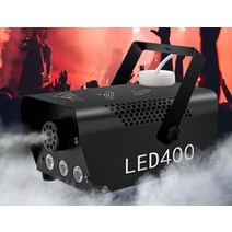 LED 연기 기계 드라이 아이스 기계 결혼식 축제, 리모콘 LED 파랑연기 머신 + 무취액체 2병