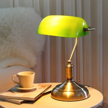 뱅크 테이블 단 스탠드 빈티지 레트로 독서등 책상 조명 2color, FJ 화이트