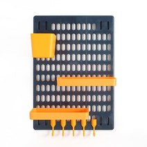 못없이 간편설치 컬러 페그보드 벽선반세트 N1 어린이집 샤워 욕실타공판, 상세 참조, 상세 참조