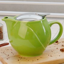 노빌타 도자기 주전자 티포트 480ml 그린