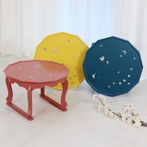 컬러 자개나비 찻상D 45센티 (색상선택)