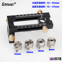 DIY 목공지그 2 IN 1 로케이터 헤드펀처 캐비닛 나사 WOODWORKING