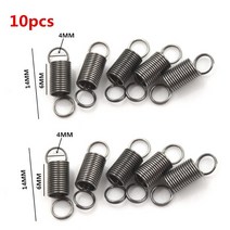 태엽 스프링 인장 볼트 코일 금형 스파이럴 대형 용수철 10 개몫 10mm 무승부 30mm 스테인레스 스틸 작은 장력 하드웨어 스트레칭 sprin 가구 경첩에 대 한 후크