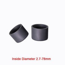 2.8mm-78.5mm 실리콘 고무 라운드 캡 의자 가구 피트 파이프 튜브 엔드 커버 더스트 씰 보호 가스켓 화이트, 02 Black_50 73mm-1pcs