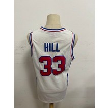 반티농구복 농구복반티 농구유니폼 남성용 미국 농구 저지 커닝햄 로드맨 힐 토마스 자수 팀 티셔츠